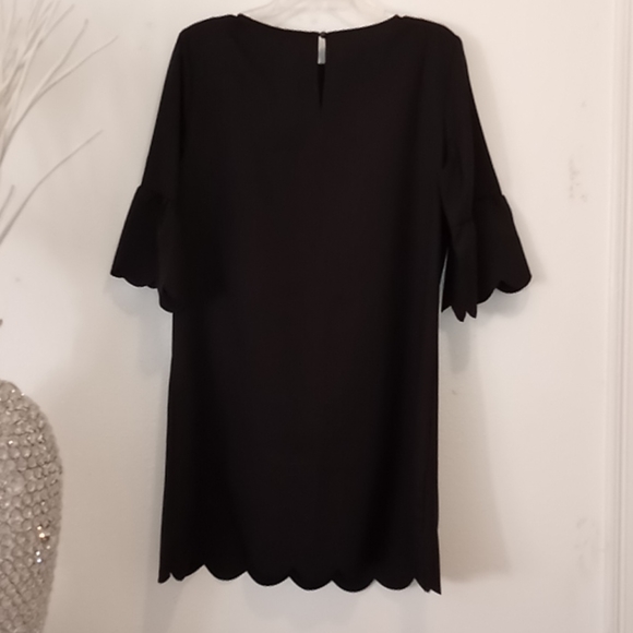 Shein sz L stretch black dress with pearls - Picture 4 of 5